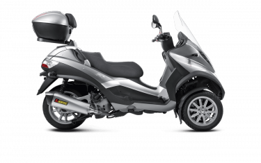 Akrapovic Slip-on Line RVS met E-keur Piaggio MP3 500 2008-2016